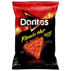 Doritos Tortilla Chips Flamin' Hot Nacho Flavored 9 (1/4 Oz)