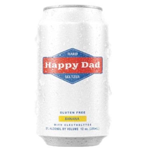 Happy Dad Hard Seltzer Banana (12 Pack/12 oz Can)
