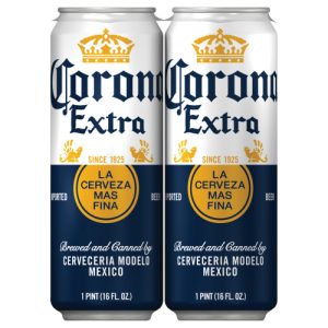 Corona Extra Mexican Lager Beer Cans, 4.6% ABV (4 pk)