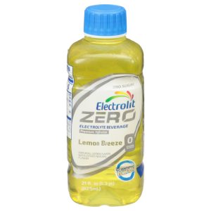 Electrolit Zero Sugar Premium Hydration Lemon Breeze Electrolyte Beverage Bottle (21 fl oz)