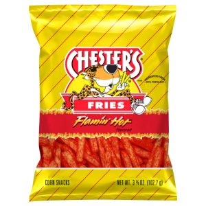 Chester's Fries Corn Snacks Flamin' Hot Flavored 3 (5/8 Oz)