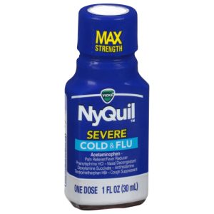 Vicks NyQuil Max Strength Severe Berry Flavor Cold & Flu (1 fl oz)