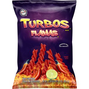 Sabritas Flavored Corn Snacks Turbos Flamas (10 Oz)
