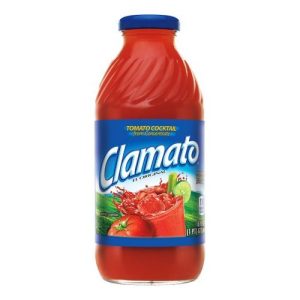 Clamato Original Tomato Cocktail Juice (Single/16 oz Bottle)