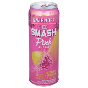 Smirnoff Smash Pink Premium Raspberry + Lemonade Malt Beverage (23.5 fl oz)