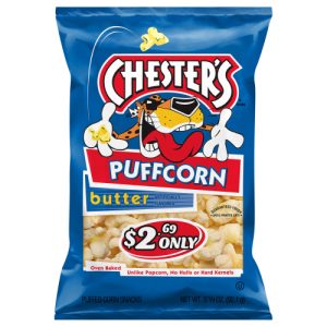 Chester's Puffed Corn Snacks Butter Artificially Flavored 3 (1/4 Oz)