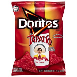 Doritos Tapatio Flavored Tortilla Chips Hot Sauce 2 (1/2 Oz)