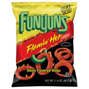 Funyuns Onion Flavored Rings Flamin' Hot Flavored 2 (1/8 Oz)