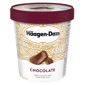 Haagen-Dazs Chocolate Ice Cream (Single/14 oz)