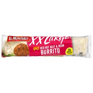 El Monterey XX Large Spicy Red Hot Beef & Bean Burritos (9.5 oz)