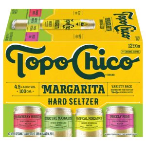 Topo Chico Margarita Hard Seltzer Variety Pack 4.5% ABV 12-oz seltzer cans (12 pack)