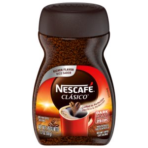 Nescafe Clasico Instant Dark Roast Coffee (1.7 oz)