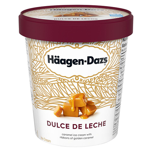 Haagen-Dazs Dulce De Leche Ice Cream (Single/14 oz)