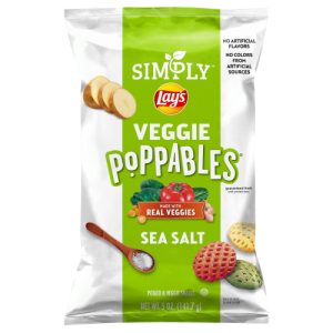 Simply Poppables Lay's Sea Salt Potato & Veggie Snacks (5 oz)