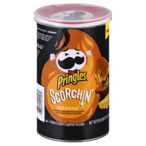 Pringles Scorchin' Cheddar Potato Crisps (2.5 oz)