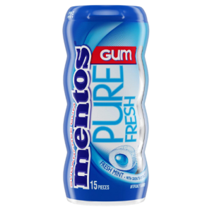 Mentos Gum Pure Fresh Mint (Single/15 Pieces)