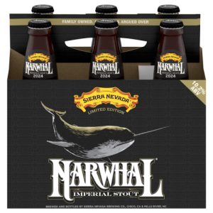 Sierra Nevada Narwhal Imperial Stout Craft Beer (12oz Bottles) (6 Pack)