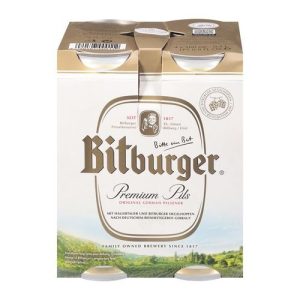 Bitburger Premium Pils Can (4 Pack/16 FL OZ Can)