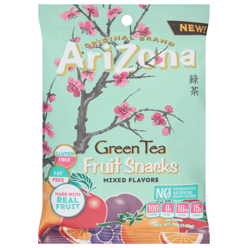 AriZona Green Tea Mixed Flavors Fruit Snacks (5 oz)