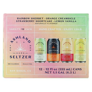 Ashland Hard Seltzer Ice Cream Variety Pack (12 Pack/12 oz Can)