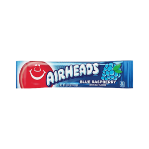 AirHeads Artificially Flavored Candy Blue Raspberry (Single/0.55 OZ Foil Wrapper)