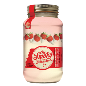 Ole Smoky Tennessee Moonshine White Chocolate Strawberry Cream Moonshine (Single/750.00 ML Glass Bottle)