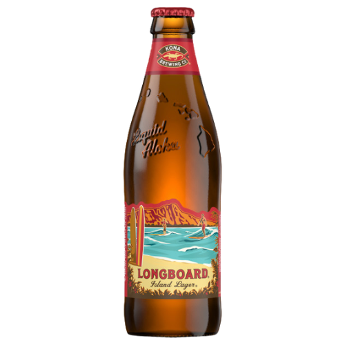 Kona Longboard Island Lager Bottles (6 Pack/12 oz Bottles)