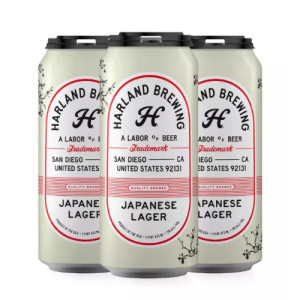 Harland Brewing Japanese Lager (4 Pack/16.00 OZ Can)