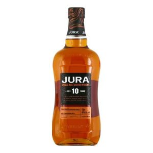 Isle of Jura Single Malt Scotch Whisky 10 Year (Single/750 ml Glass Bottle)