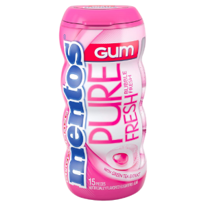Mentos Gum Bubble Fresh Cotton Candy (Single/15 Pieces)