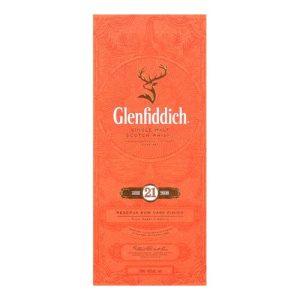 Glenfiddich Single Malt Scotch Whisky Gran Reserva Rum Cask Finish 21 Year (Single/750.00 ML Glass Bottle)