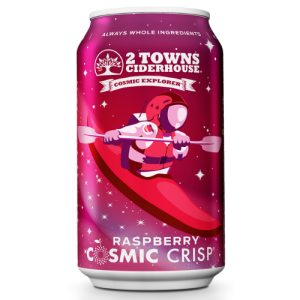 2 Towns Ciderhouse Raspberry Cosmic Crisp (6 Pack/12 oz Can)