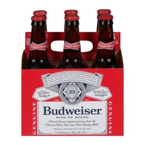 Budweiser Bottles (6 Pack/12oz Bottle)