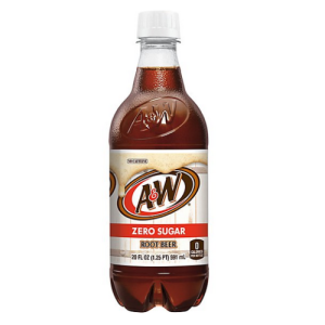 A&W Root Beer Zero Sugar (Single/20 oz)