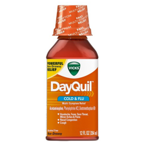 Vicks DayQuil Cold & Flu Relief Liquid (1 Bottle/12 fl oz)
