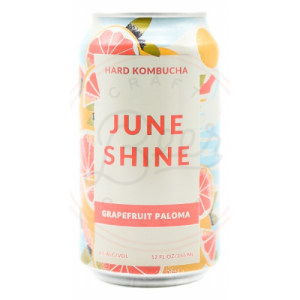 JuneShine Grapefruit Paloma Hard Kombucha (6 Pack/12 oz Can)