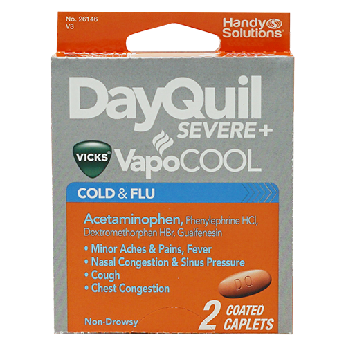 Vicks DayQuil Severe Cold & Flu Relief LiquiCaps (2 Count/325 mg)