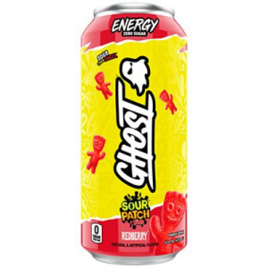 Ghost Energy Sour Patch Kids Redberry  (Single/16 oz)