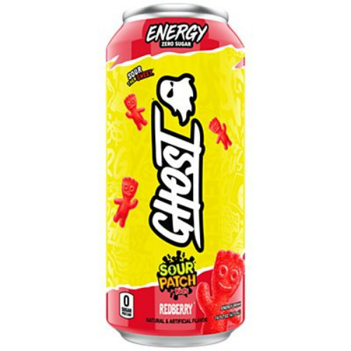 Ghost Energy Sour Patch Kids Redberry  (Single/16 oz)