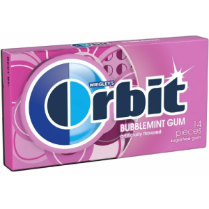 Wrigley's Orbit Sugarfree Gum Bubblemint (Single/14 Pieces)