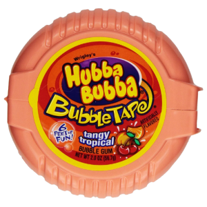 Hubba Bubba Bubble Tape Tangy Tropical (Single/2 oz)