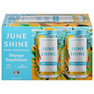June Shine Mango Daydream Hard Kombucha 6 - Cans (12 fl oz)