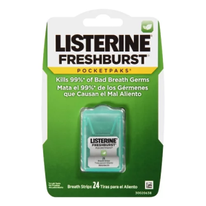 " Listerine Freshburst PocketPaks Oral Care Breath Strips" (Single/24 Strips)