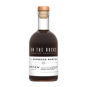 On the Rocks The Espresso Martini crafted with Effen Vodka (Single/375.00 ML Glass Bottle)