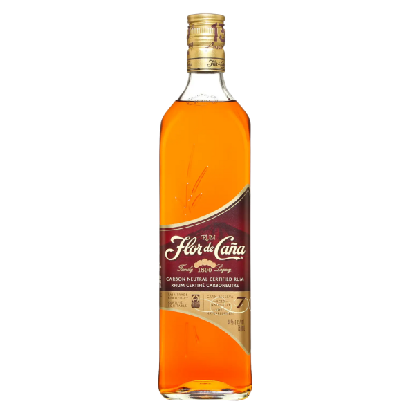 Flor de Cana Grand Reserve Rum 7 Year (Single/750.00 ML Glass Bottle)