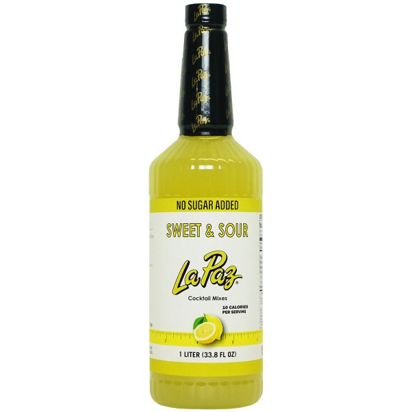 La Paz Sweet and Sour Mix (No Added Sugar) (Single/1L Bottle)