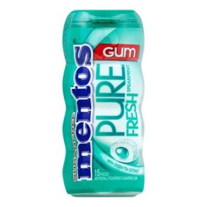 Mentos Pure Fresh Chewing Gum Spearmint - Pure Breath (Single/30.00 G Plastic Container)