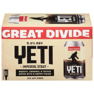Great Divide Imperial Stout Yeti Beer 6 - Cans (12 oz)