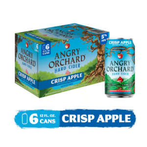 Angry Orchard Crisp Apple Hard Cider Can (6 Pack/12 oz)