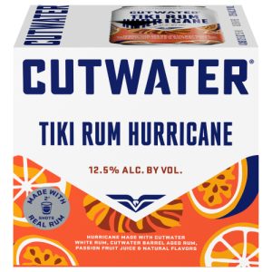 Cutwater Tiki Rum Hurricane 4 - Cans (12 fl oz)